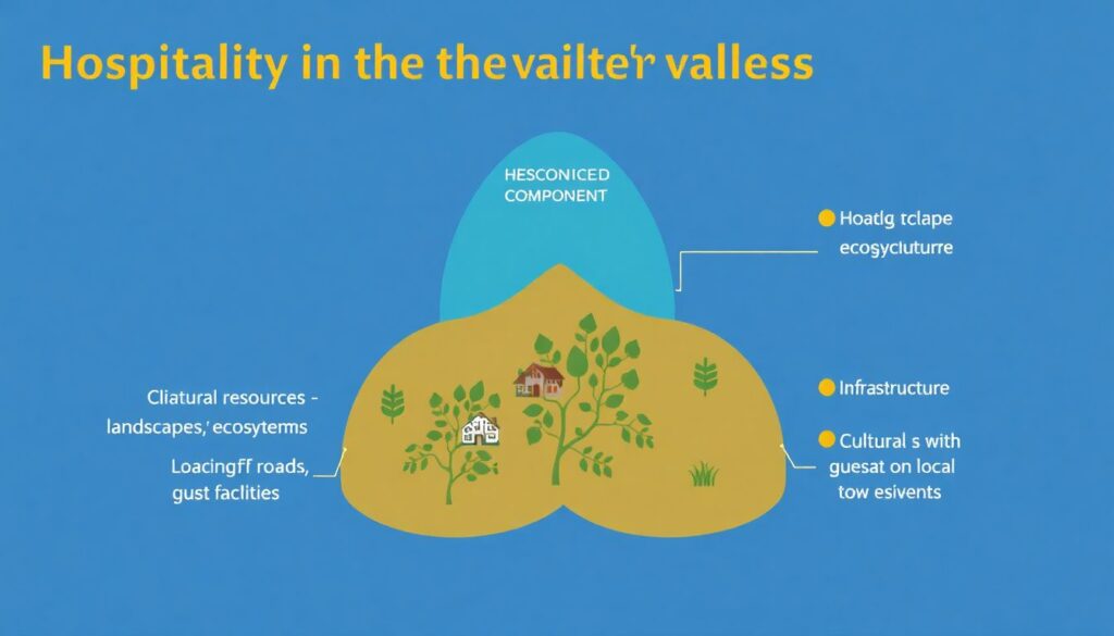 долины и гостеприимство - иллюстрация