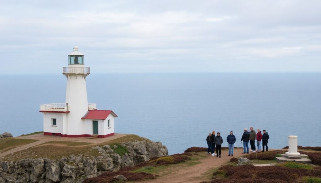 Путешествия по старым маякам и причалам Балтийского побережья - иллюстрация