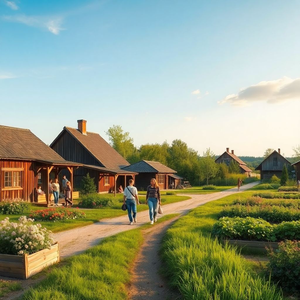 Села, которые оживают летом: агротуризм и сельские фестивали России