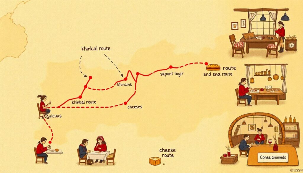 Кулинарные путешествия по Кавказу: от хинкала до чурека — где пробовать и что выбирать - иллюстрация