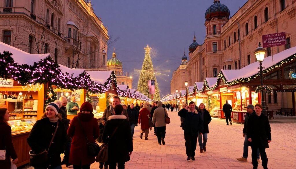 Зимние города России: куда поехать за атмосферой снежной сказки и рождественских ярмарок - иллюстрация