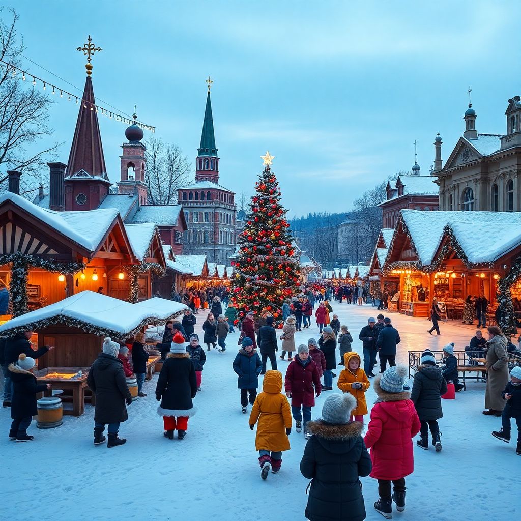 Зимние города России: куда поехать за атмосферой снежной сказки и ярмарок