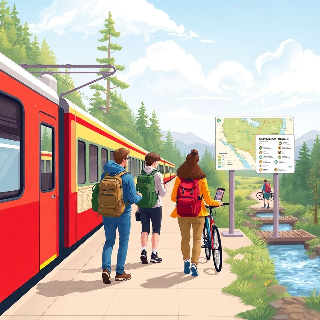 Национальные парки и заповедники рядом с городом: путешествия на автобусе и поезде