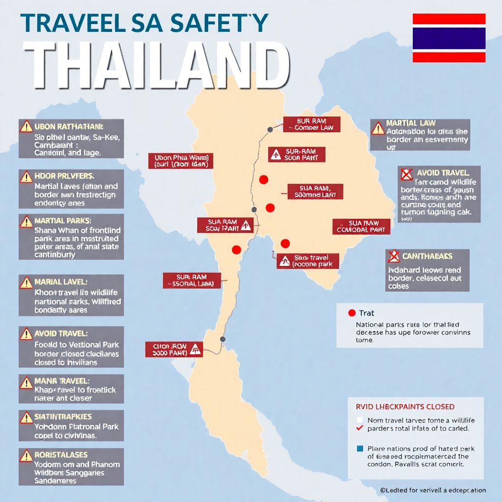 Таиланд просит туристов избегать приграничных районов с Камбоджей