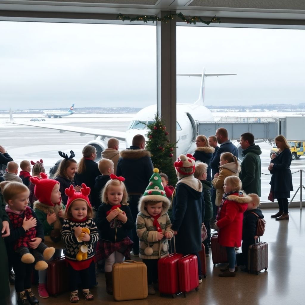 Дети лишились встречи с Санта-Клаусом в Лапландии из-за отмены рейса