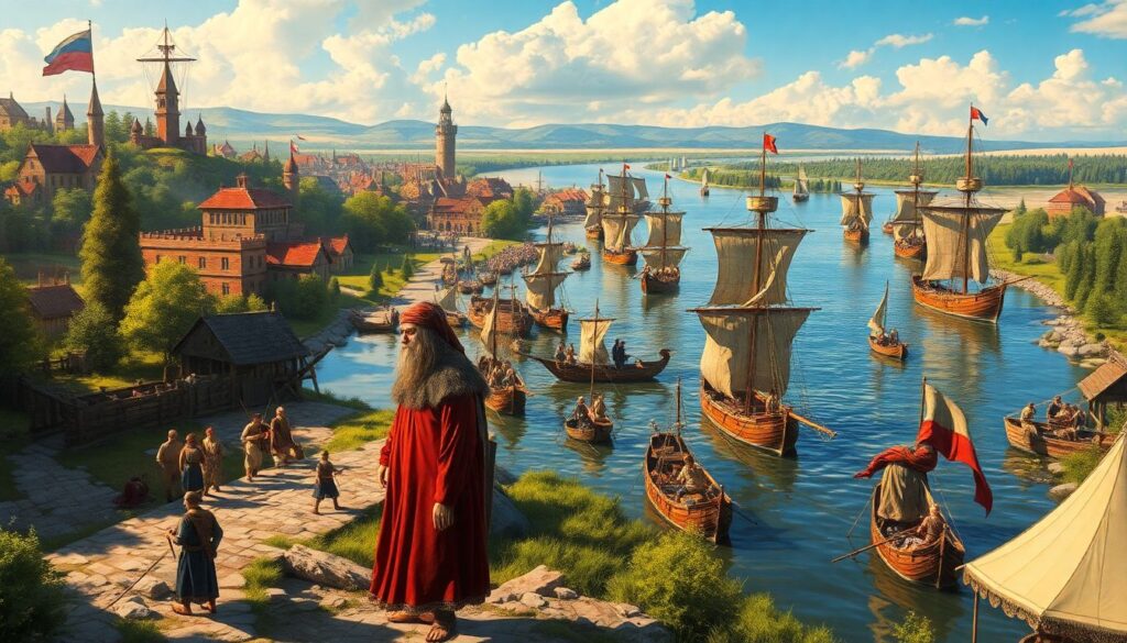 По следам старых торговых путей: речные и сухопутные маршруты Древней Руси - иллюстрация