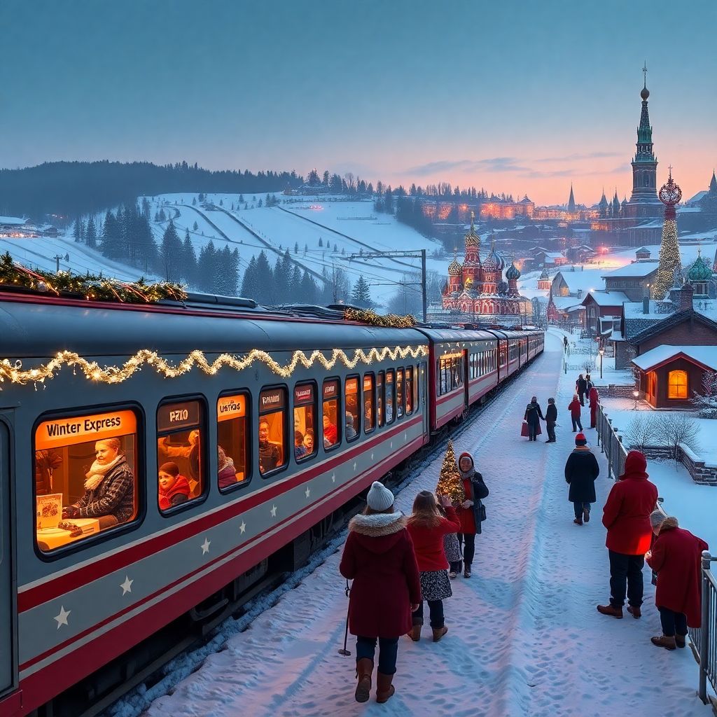 РЖД расширяют туристические поезда по России: зимние маршруты 2025
