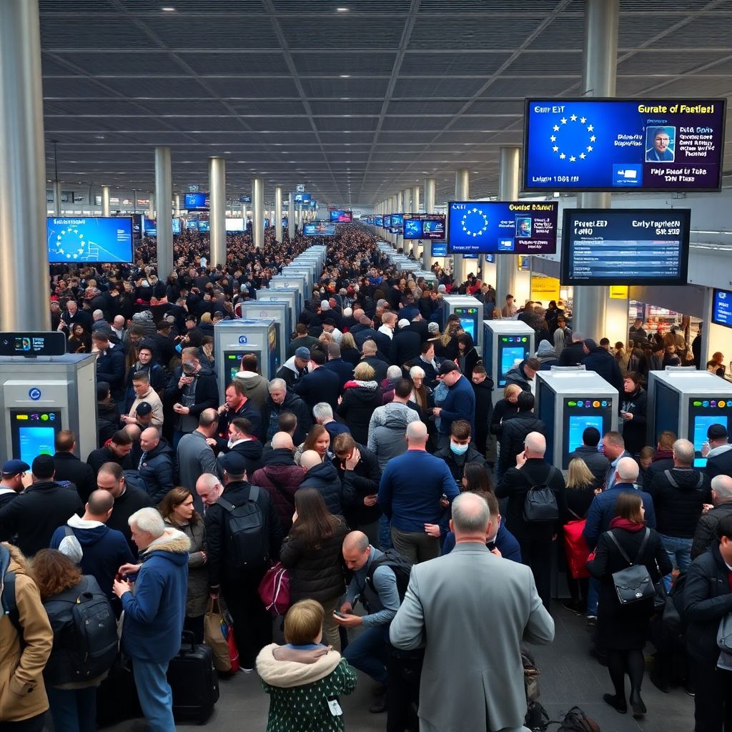 ЕС может временно отключить систему Ees из‑за хаоса на границах