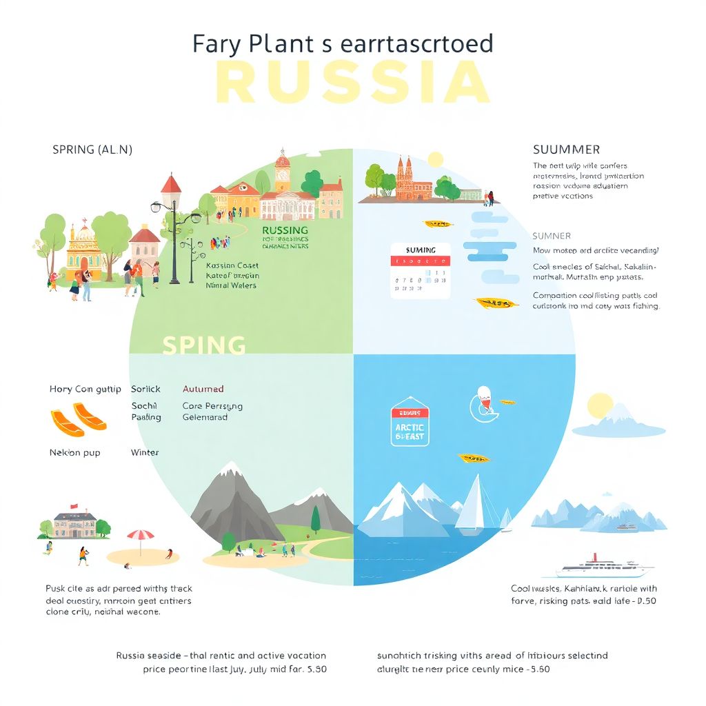 Сезонные маршруты по России: куда поехать весной, летом, осенью и зимой