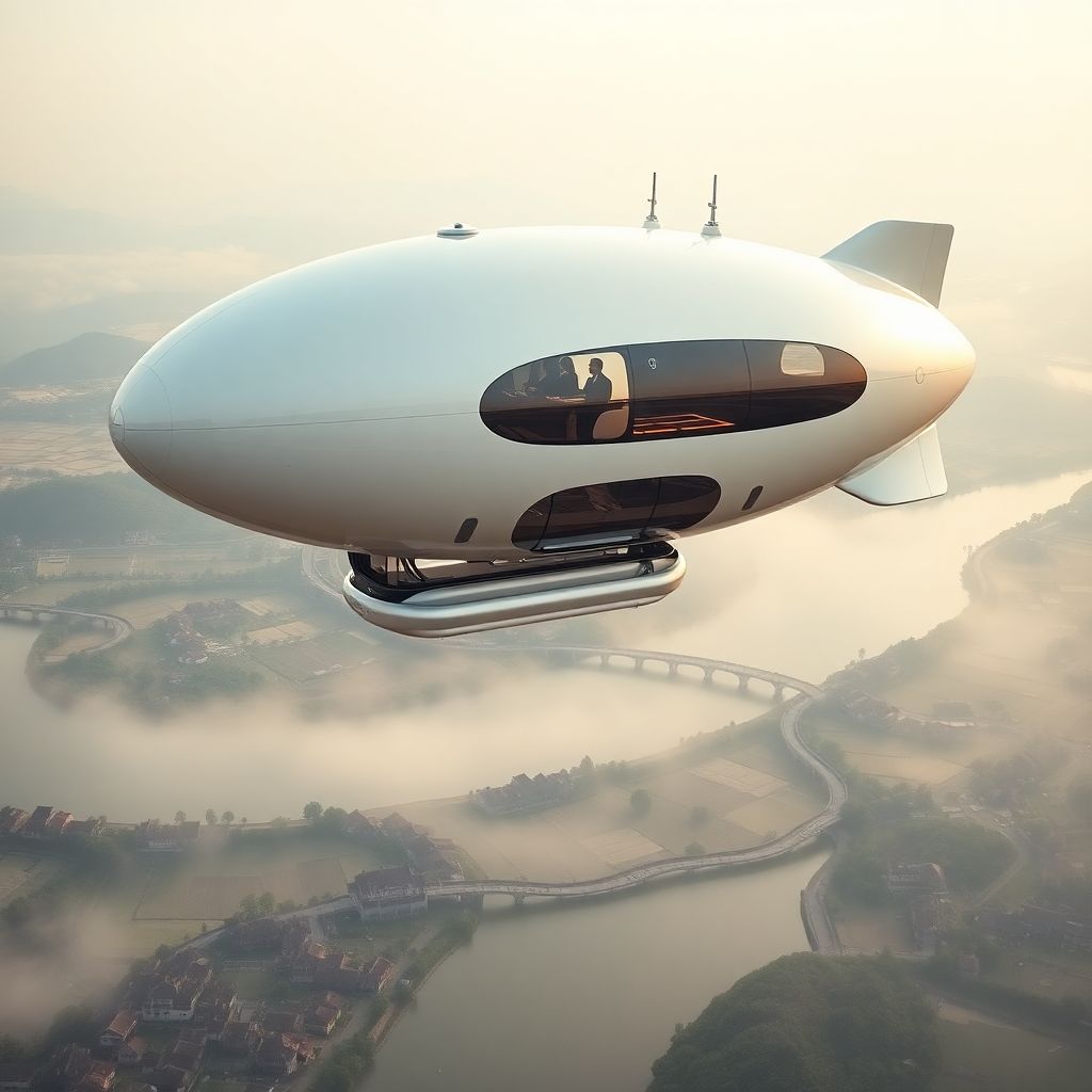 Китайский туристический дирижабль xiangyun As700: запуск в Юэчэне