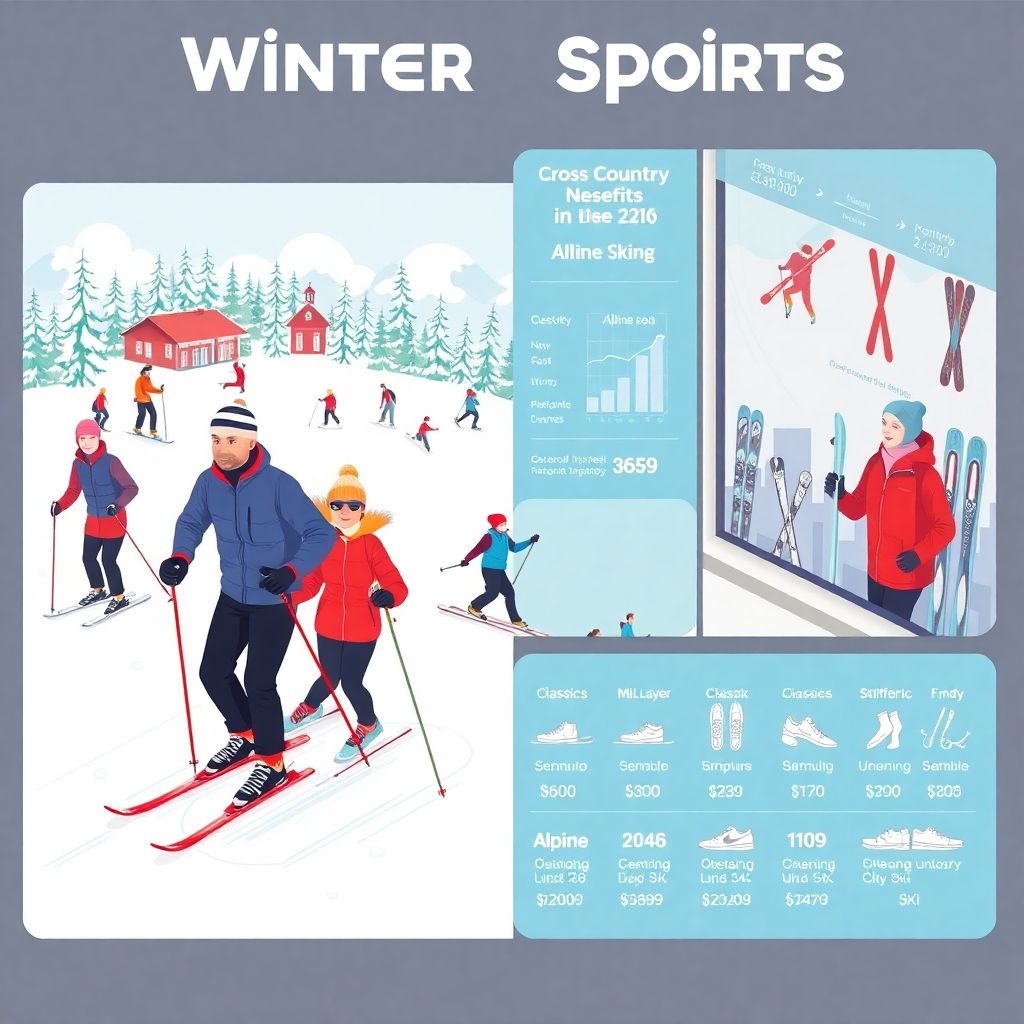 Средняя стоимость комплекта лыж и коньков: 130 тысяч рублей и выгода для здоровья