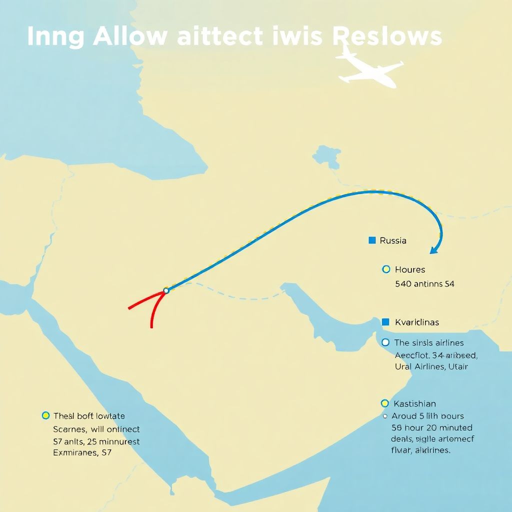 Сколько лететь из Москвы в Дубай: влияние ситуации в Иране на маршруты
