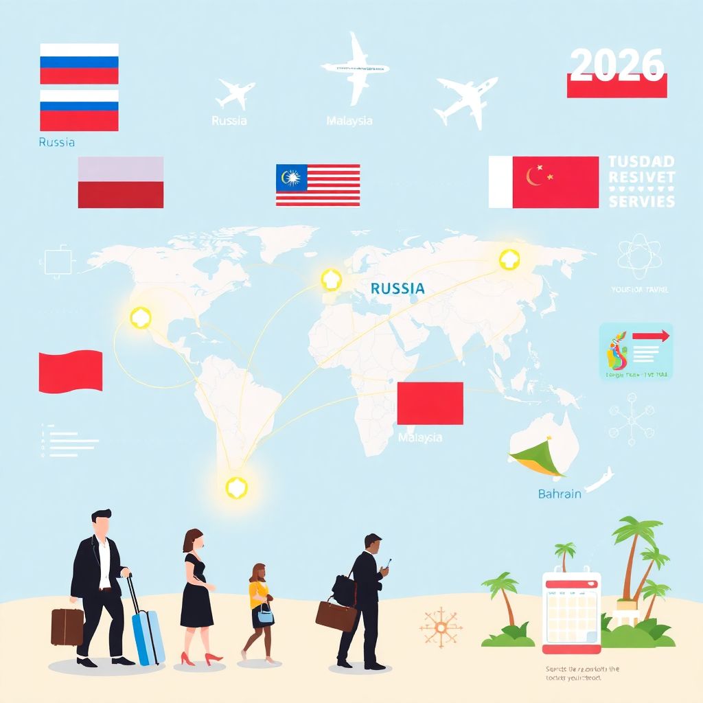 Туроператорам: как безвиз с Малайзией и Бахрейном увеличит турпоток
