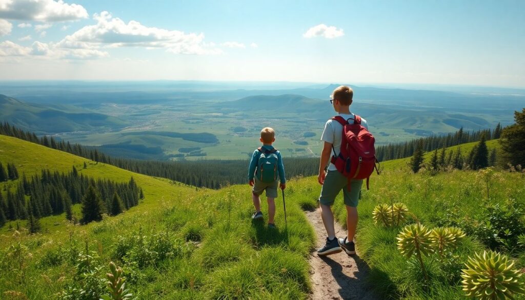 Национальные парки юга России: степи, горы и редкие животные в формате короткого путешествия - иллюстрация