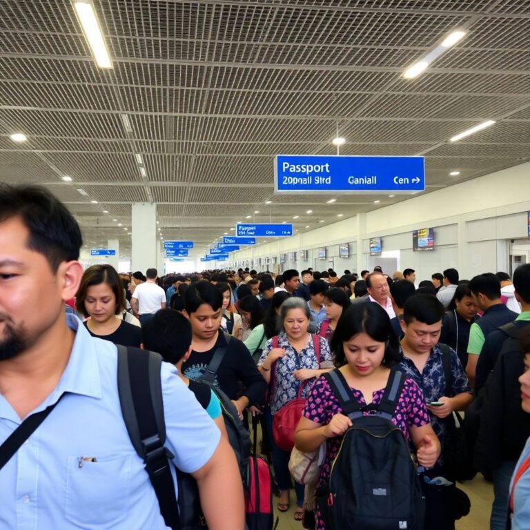 Коллапс в аэропорту Пхукета: туристы застряли в очередях на паспортный контроль