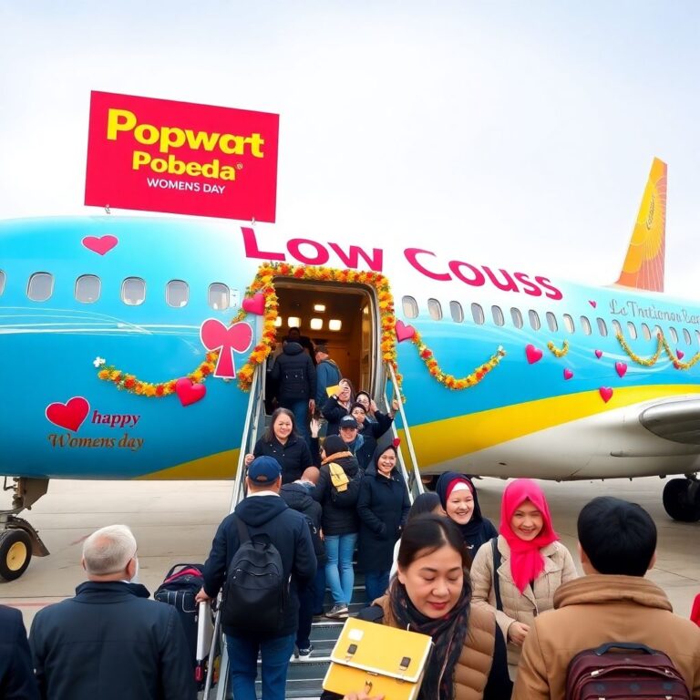 Российский лоукостер Победа запустил распродажу билетов от 888 рублей к 8 Марта